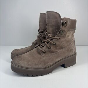 Timberland Carnaby Cool 6-Inch Waterproof Boots Women's US 9 Taupe Suede A1SKB‎